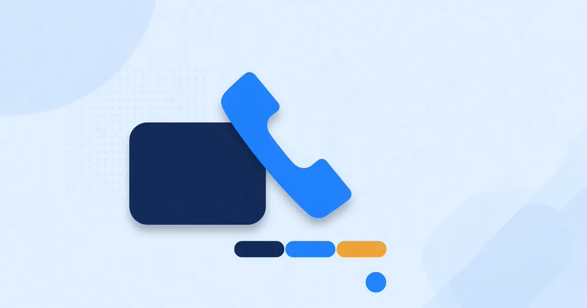 Abstract illustration of a phone and a wallet for pay-per-call final expense.